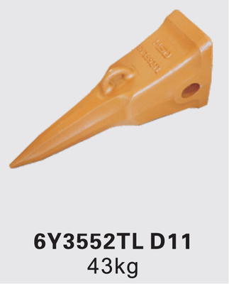 D11 D12 D12TL 6Y3552TL Ripper-Zähne Mining-Grade Penetration Effizienz