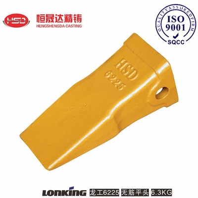 LG6225 Lonking Bagger Eimer Zähne Anti-Ermüdung Crack Flat
