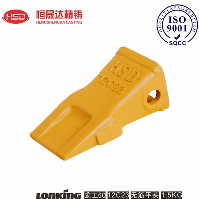 LG60 12C23 Lonking Bagger Eimer Zähne Rutschfeste Zahnoberfläche Flach