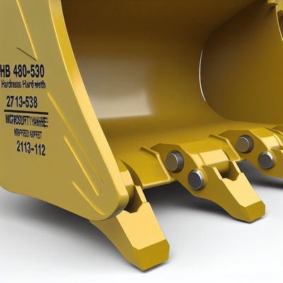 HB 480-530 Härte Baggerzahn für Schaufel mit Standardbreite und Adapter 2713-1218 für Hochleistungs-Baggeranwendungen